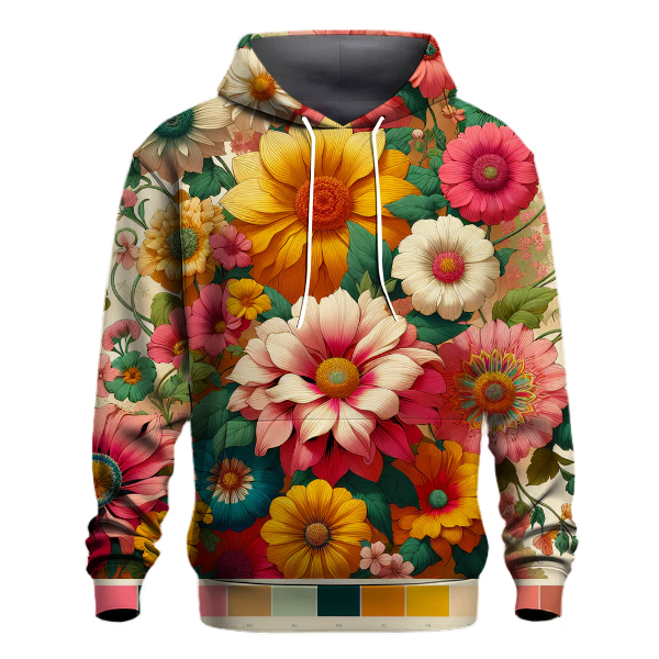 Charming Floral Dreams Hoodie