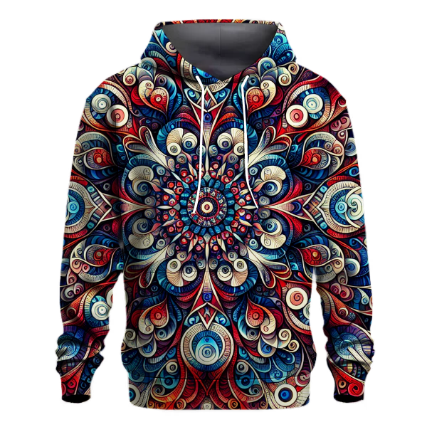 Color Burst Kaleidoscope Hoodie