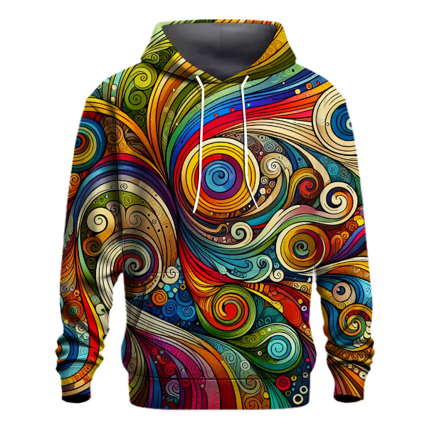 Rainbow Boho Fusion Hoodie