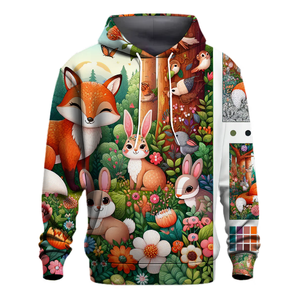 Charming Woodland Dreams Hoodie