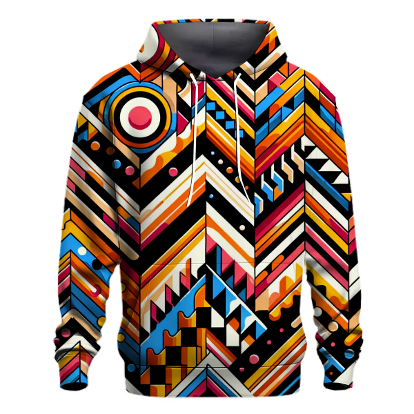 Funky Zigzag Groove Hoodie