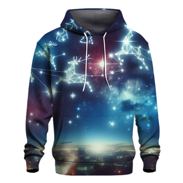 Celestial Christmas Night Hoodie