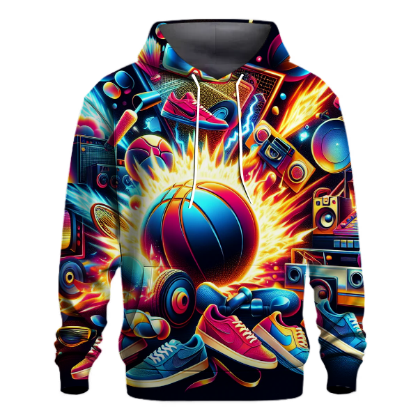 Retro Sports Explosion Hoodie