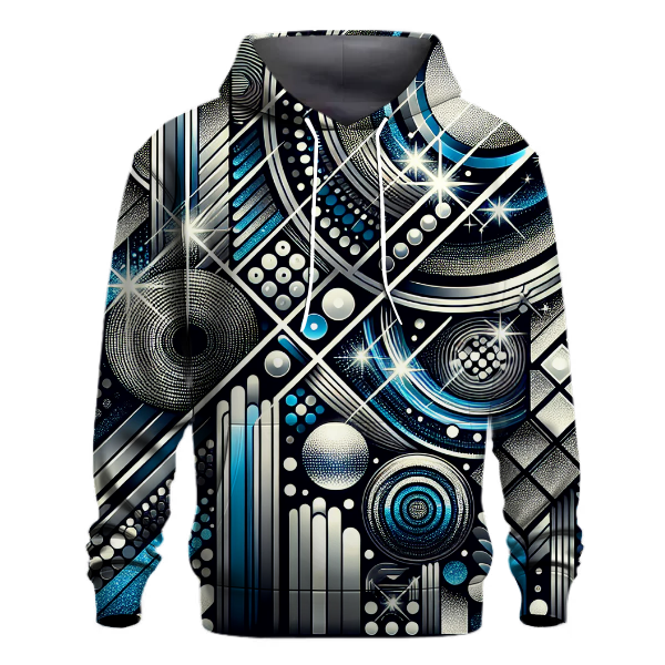 Cosmic Disco Patterns Hoodie