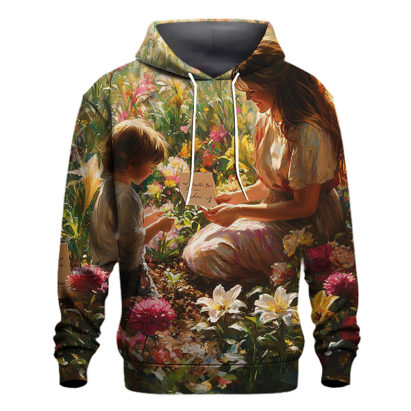 The Garden of Gratitude A Mother's Unfading Bloom Hoodie