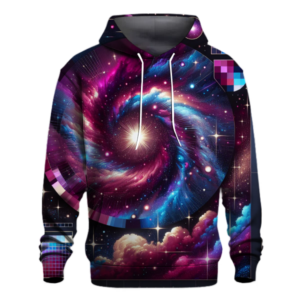 Neon Cosmic Galaxy Hoodie