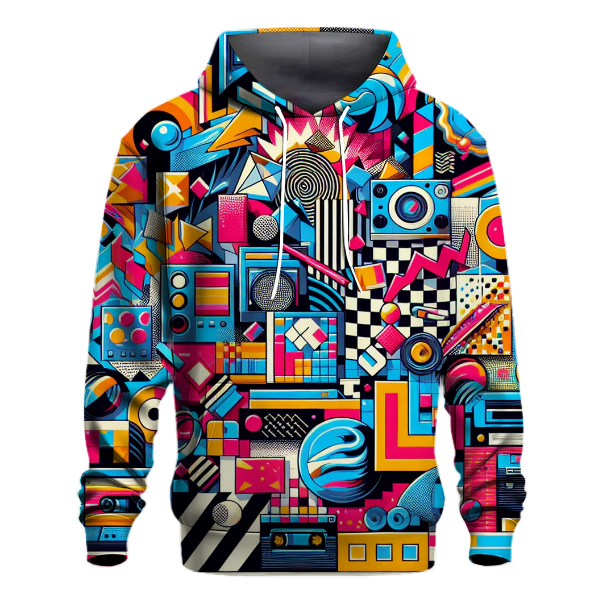Retro Pop Stripes Hoodie