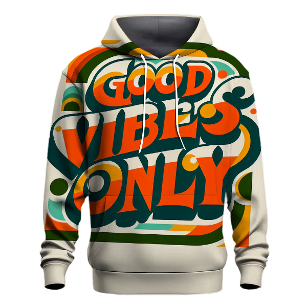 Groovy 70s Typography Hoodie