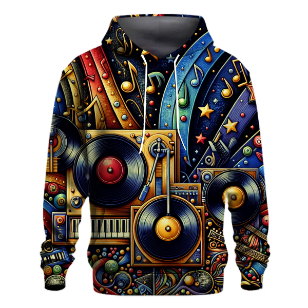 Nostalgic Record Players Hoodie