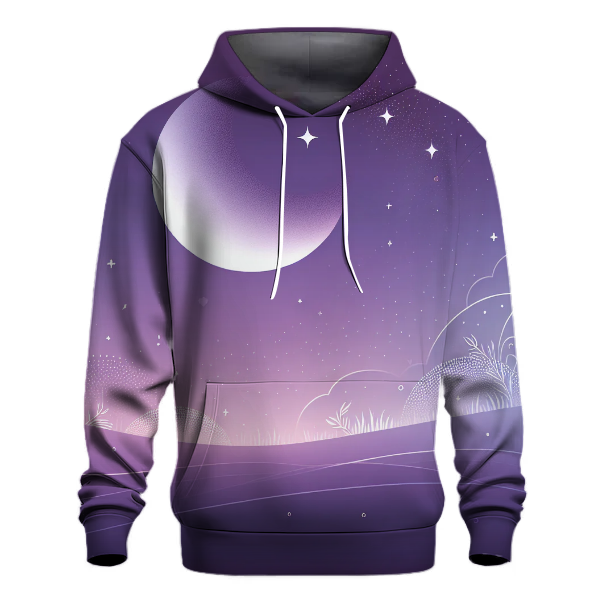 Violet Moonlit Skies Hoodie