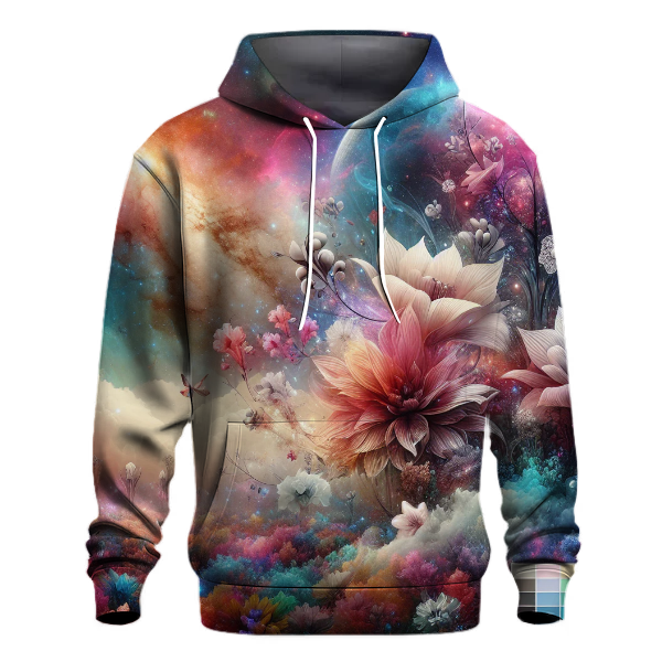Cosmic Garden Blooms Hoodie