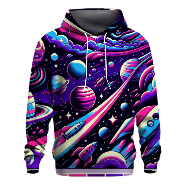 Retro Futuristic Skies Hoodie