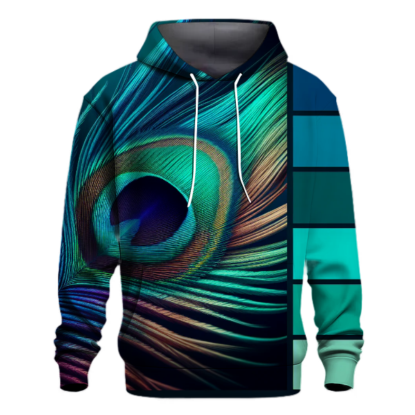 Peacock Elegance Hoodie