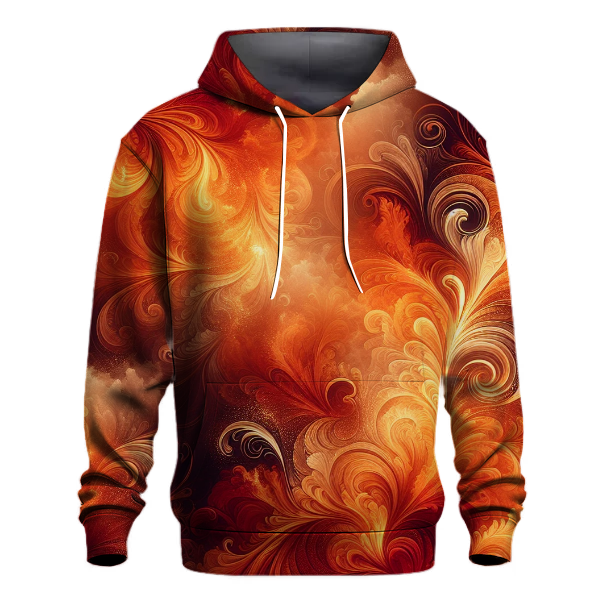 Ember Glow Tie-Dye Hoodie