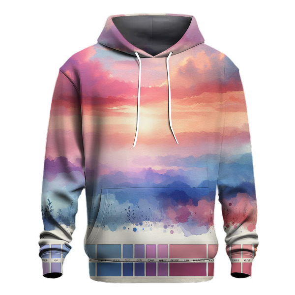 Dreamy Watercolor Sky Hoodie
