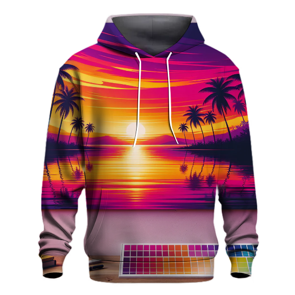 Radiant Sunset Boulevard Hoodie