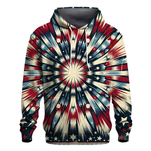 Vintage Americana Burst Hoodie
