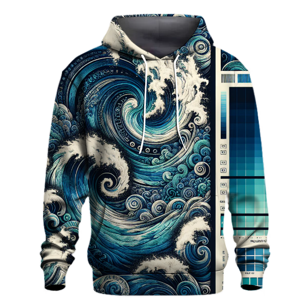 Ocean Wave Flow Hoodie