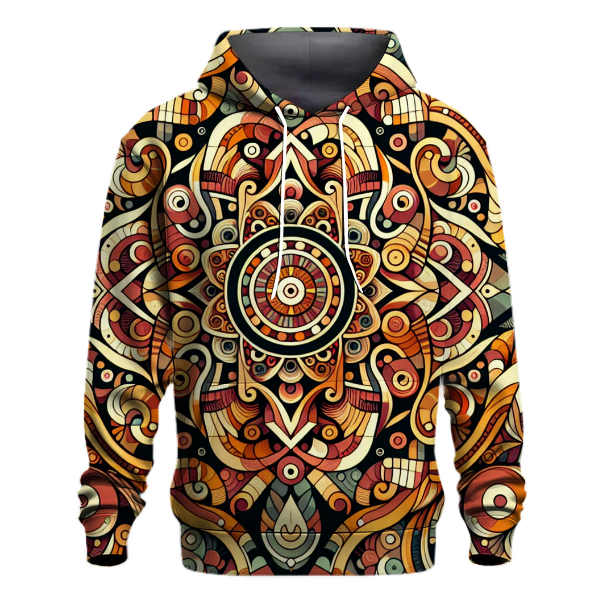 Bohemian Kaleidoscope Vibes Hoodie