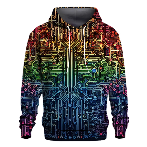 Rainbow Circuitry Hoodie