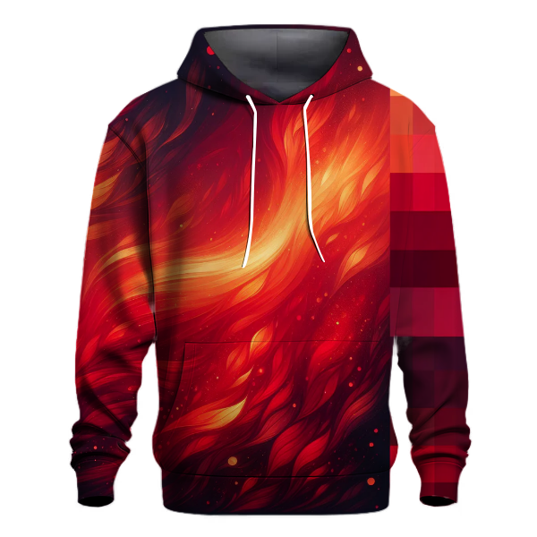 Crimson Ember Hoodie