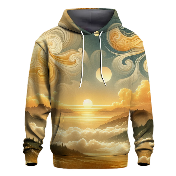 Golden Sunrise Tranquility Hoodie
