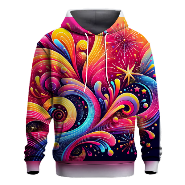 Starburst Festival Lights Hoodie