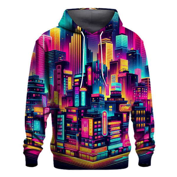 Electric Neon Night Hoodie