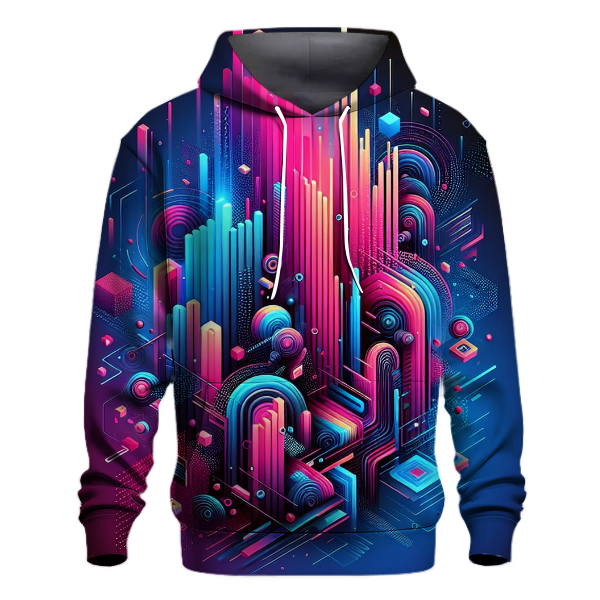 Electric Night Fade Hoodie
