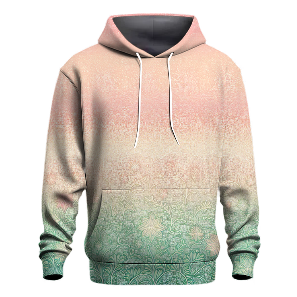 Floral Dawn Gradient Hoodie