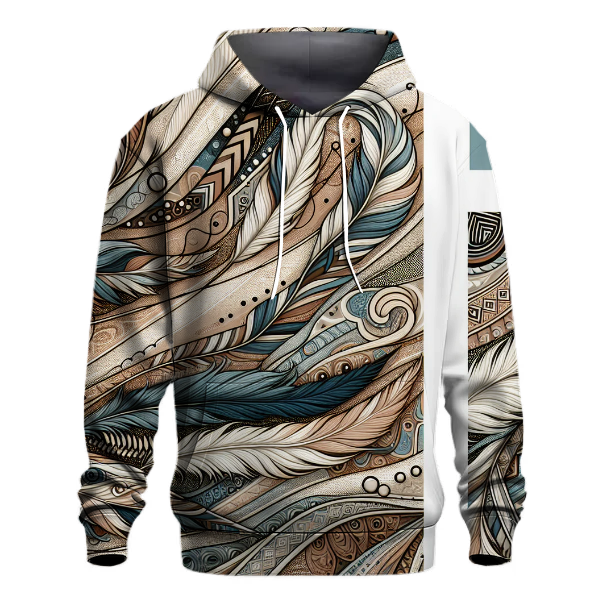 Boho Dreams and Feathers Hoodie