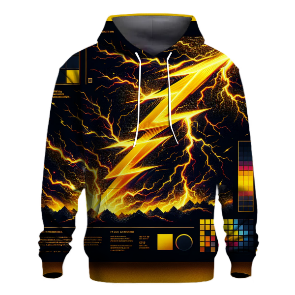 Electrified Lightning Bolts Hoodie