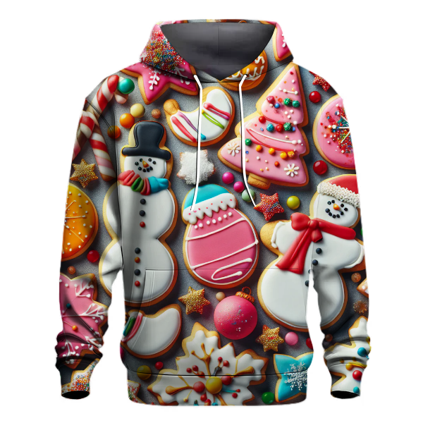 Frosted Christmas Cookie Chaos Hoodie