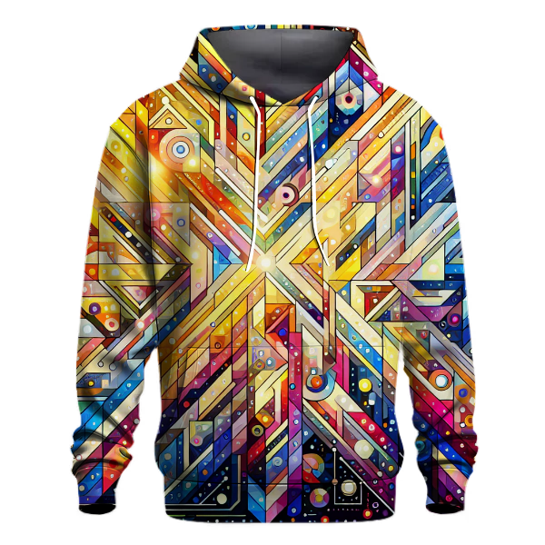 Electric Prismatic Symphony Hoodie
