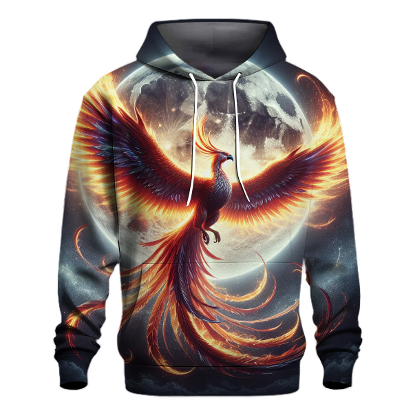 Mystical Lunar Phoenix Hoodie
