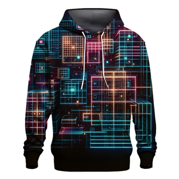 Cyber Grid Fusion Hoodie