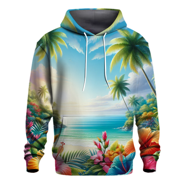 Luminous Tropical Paradise Hoodie