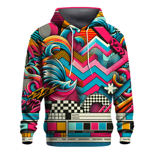 Neon Street Rhythm Hoodie