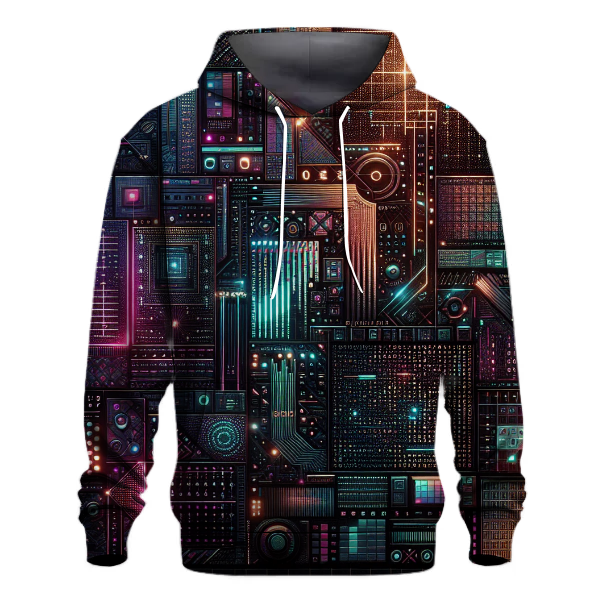 Retro Data Matrix Hoodie