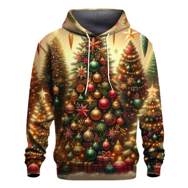 Cheerful Christmas Trees Hoodie