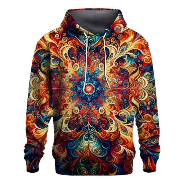 Groovy Fusion Kaleidoscope Hoodie