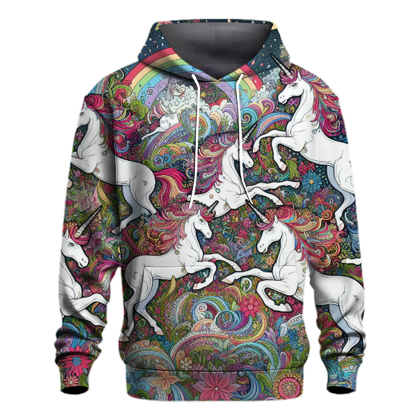 Fantasy Dreaming Unicorns Hoodie