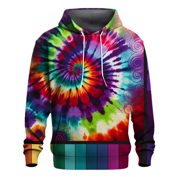 Swirl Tie-Dye Design Hoodie