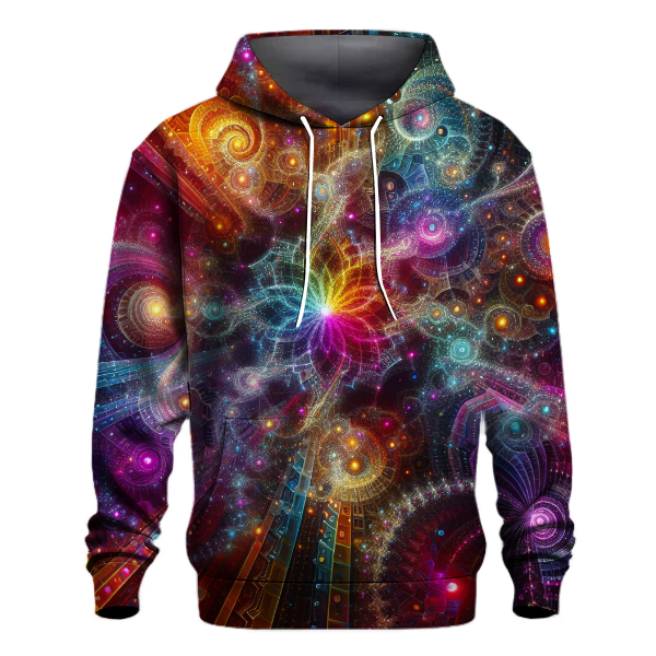 Futuristic Fractal Fantasy Hoodie