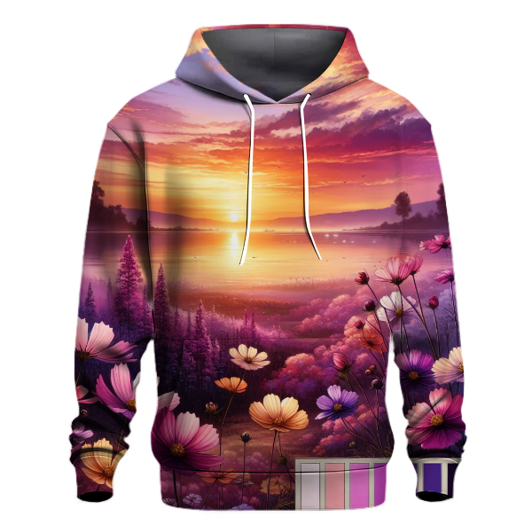 Floral Sunset Bliss Hoodie