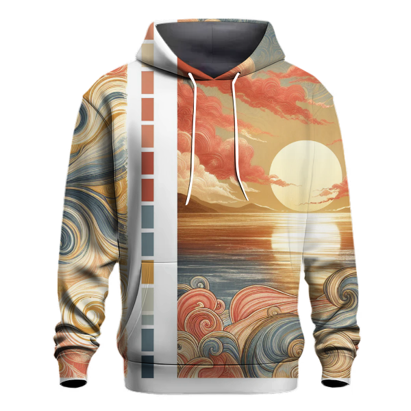 Coastal Sunset Reflections Hoodie
