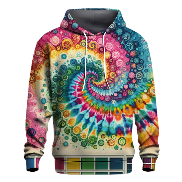 Funky Tie-Dye Delight Hoodie