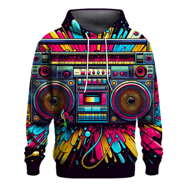 Boombox Blast Vibes Hoodie