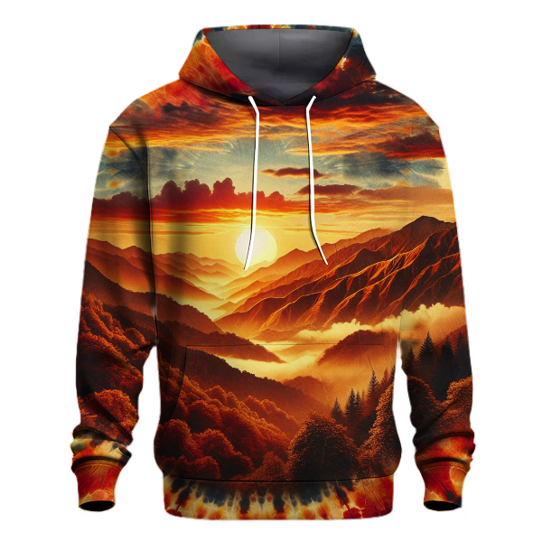 Fiery Mountain Sunrise Hoodie