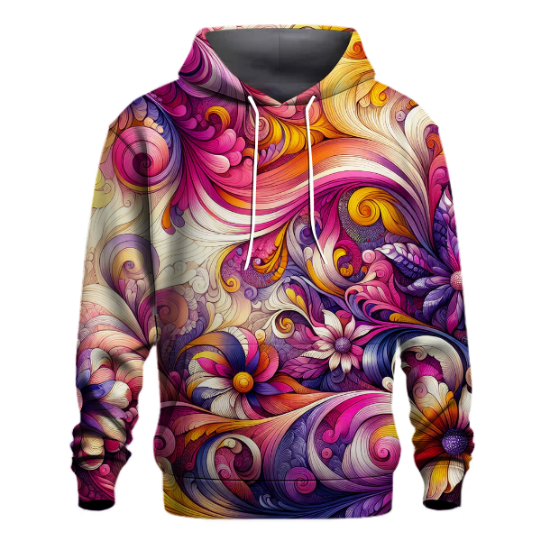 Floral Swirls Hoodie